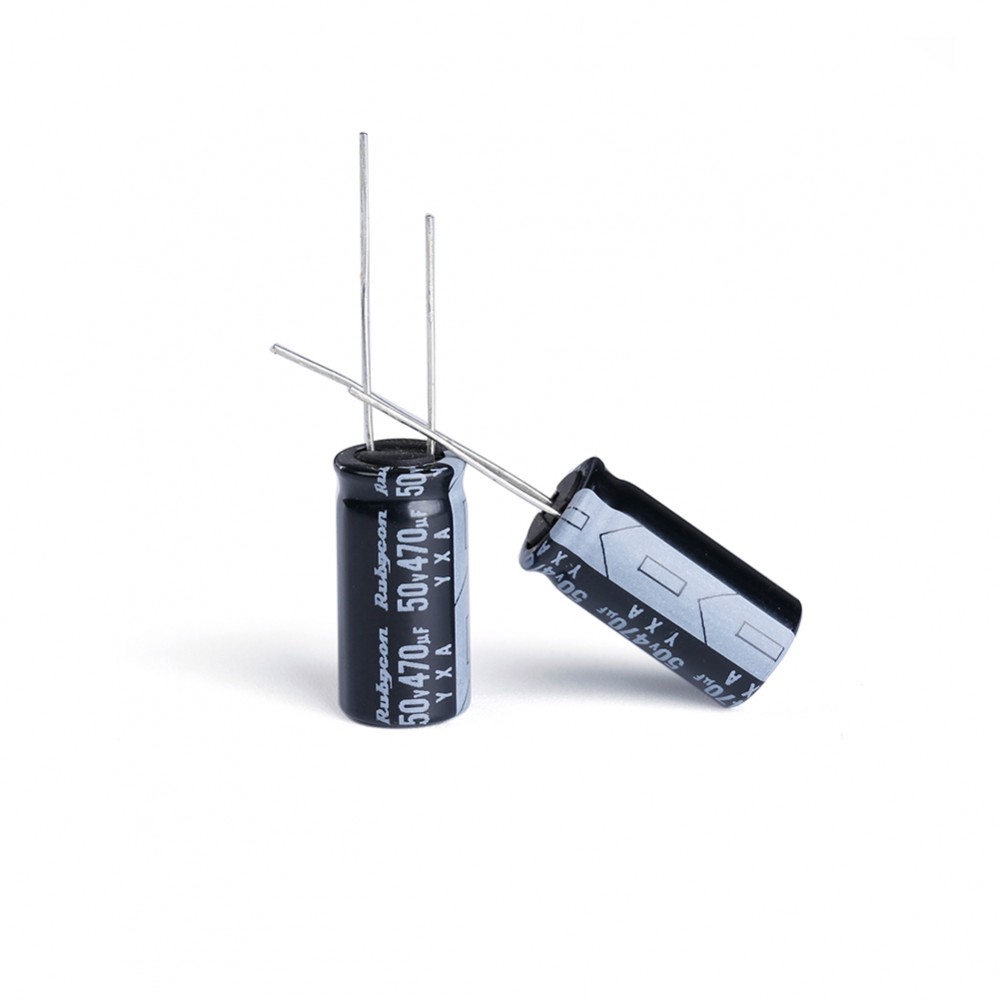 47 uF 50 V condensateurs capacitors X 10  6x11 mm 105°C marque/brand RUBYCON
