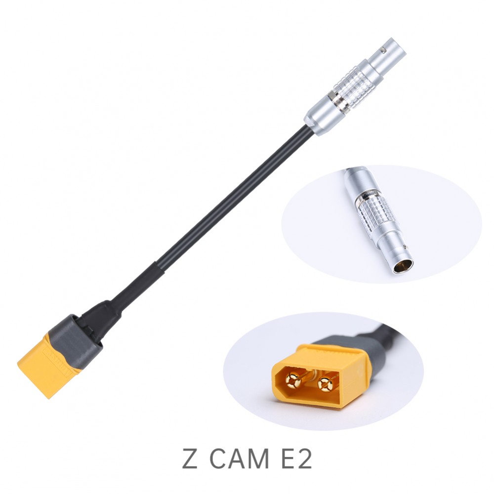 XT60H-Male Power Cable for Z CAM E2