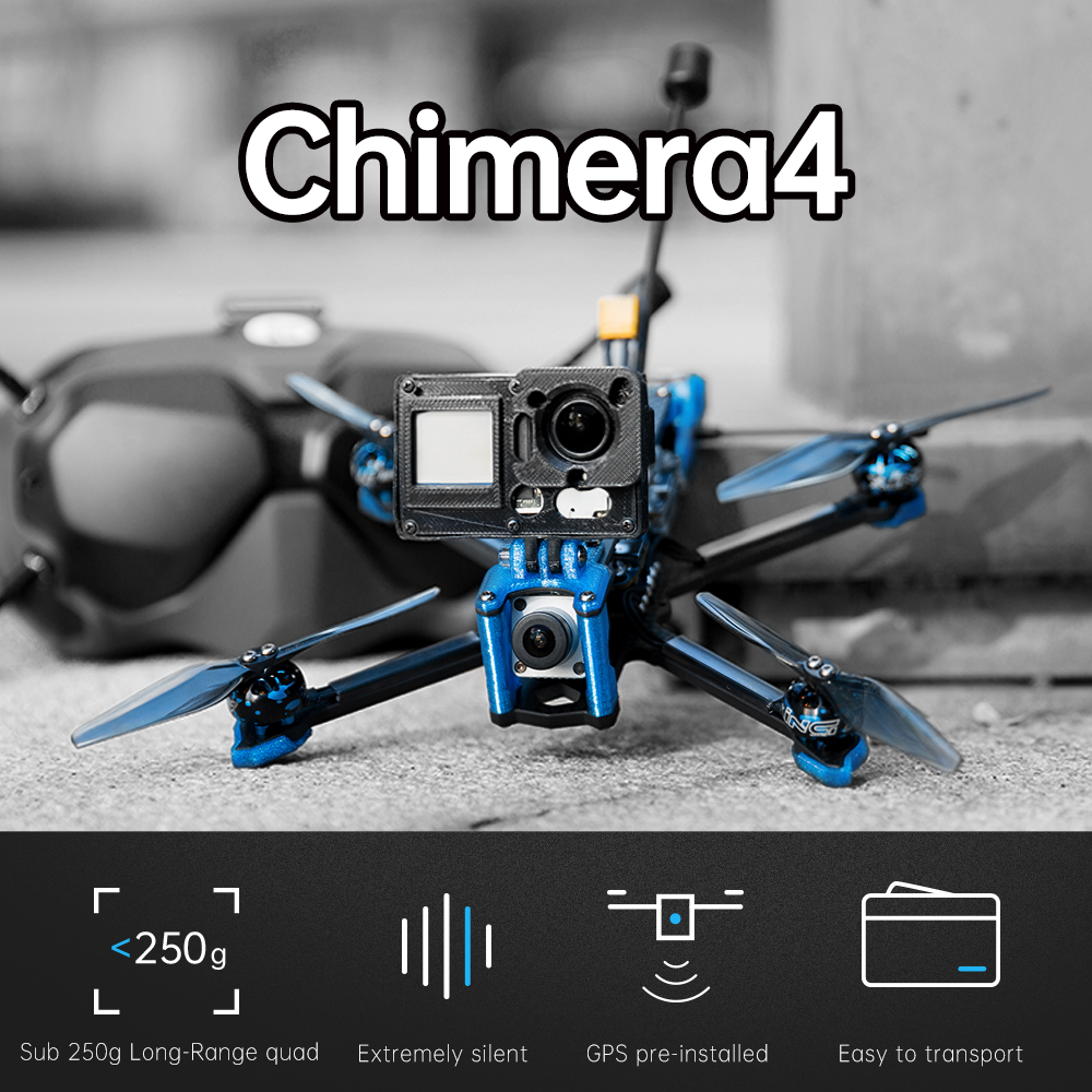 Chimera4 4S LR with Caddx Nebula Nano Digital HD System - BNF