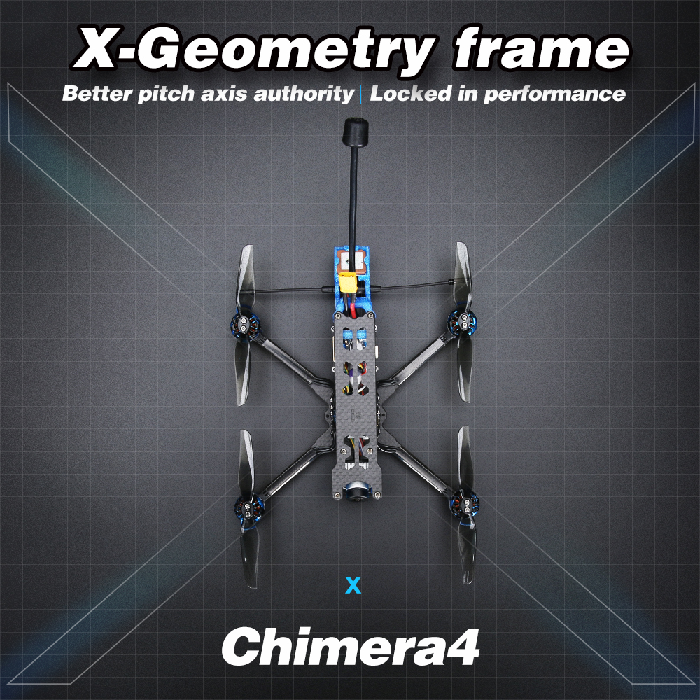 Chimera4 4S LR with Caddx Nebula Nano Digital HD System - BNF
